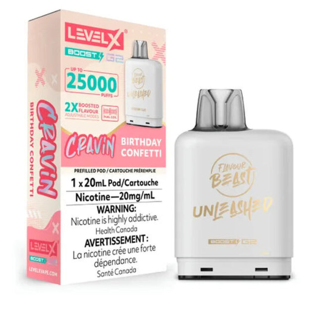 FLAVOUR BEAST FLAVOUR BEAST BOOST LEVEL X POD 25 K (CRAVIN SERIES)