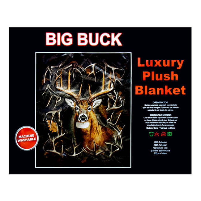 BIG BUCK LUXURY BLANKET QUEEN