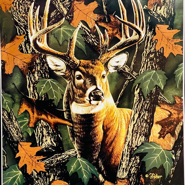 SOFARI COLLECTION MAPLE DEER LUXARY QUEEN BLANKET