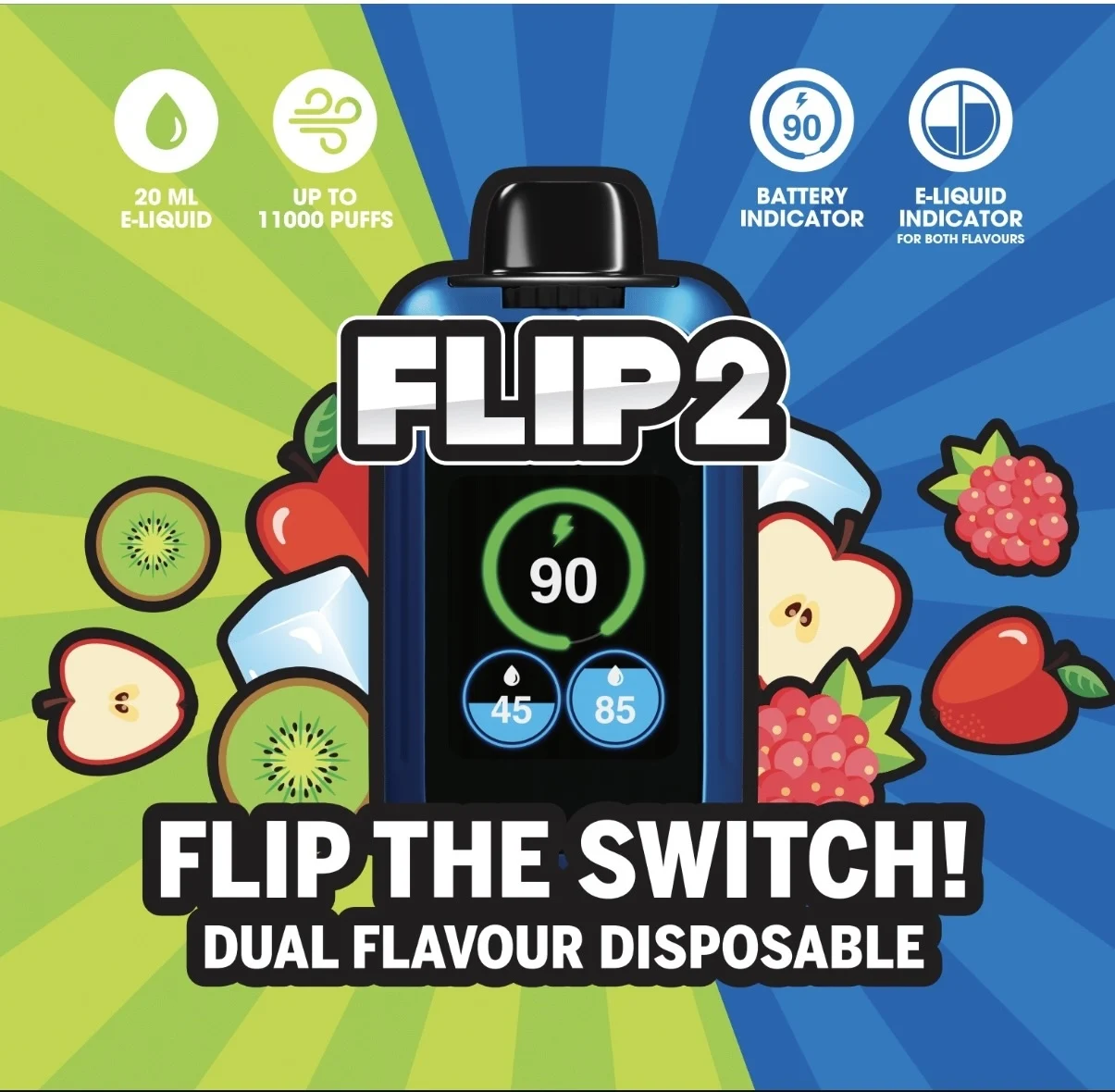 Explore Flip 2 11000 Puffs: The Best Disposable Vape for Heavy Smokers