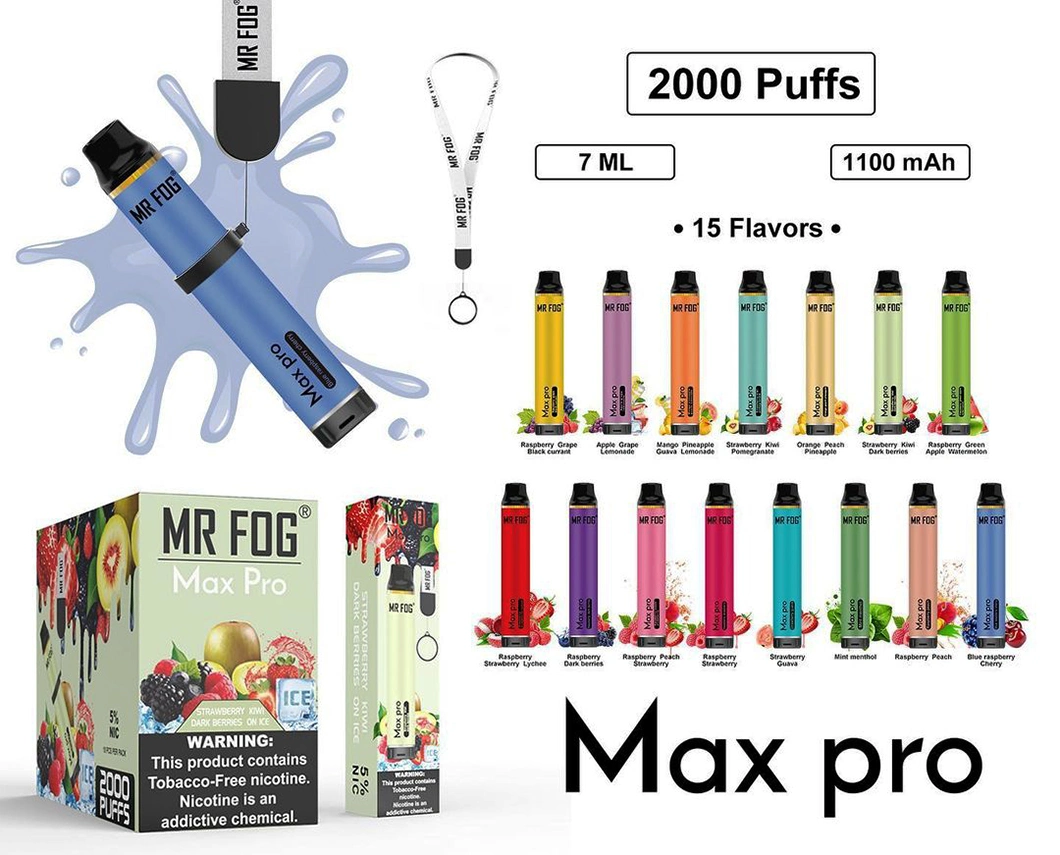 The Ultimate Vape Experience: Why Mr Fog Max Pro 2000 Puffs is the Best Disposable Vape!