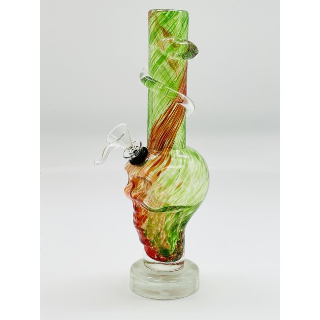 SOFT GLASS 8'' SKULL BASE WATER BONG (MA-1221)