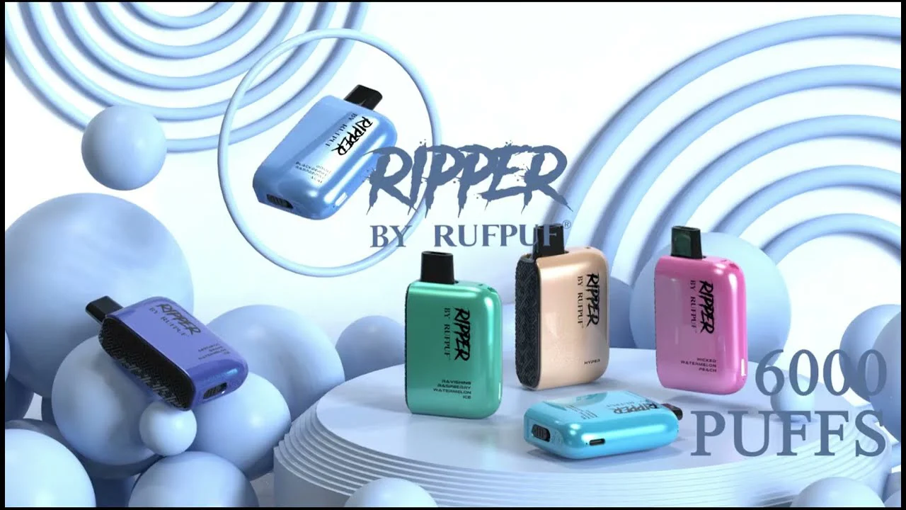Discover the Rufpuf Ripper 6000 Puffs: The Best Disposable Vape for Lasting Flavor and Fun