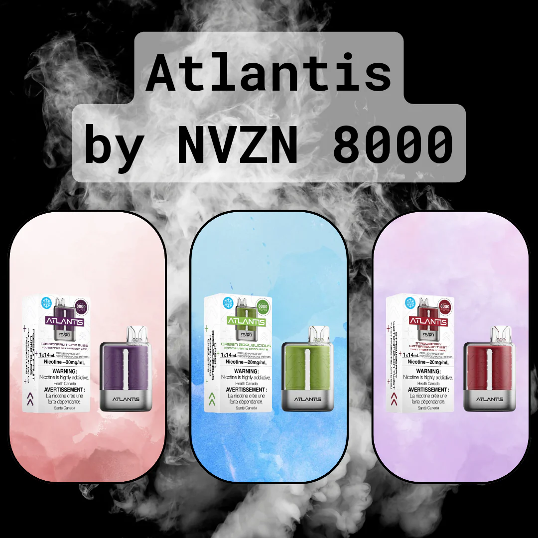 Uncover the Ultimate Vaping Experience: NVZN Atlantis by NVZN 8000 Puffs Review