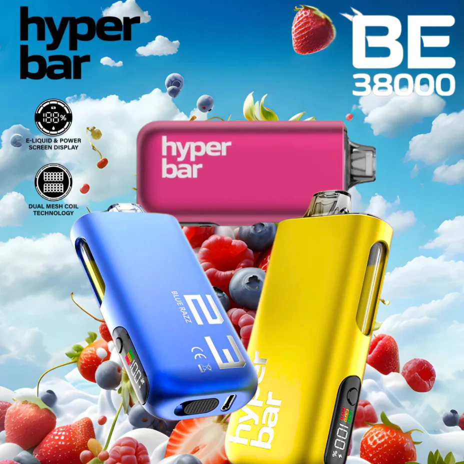 Unlock the Ultimate Vaping Experience with Hyper Bar 38K Puffs Disposable: A Full Review!"