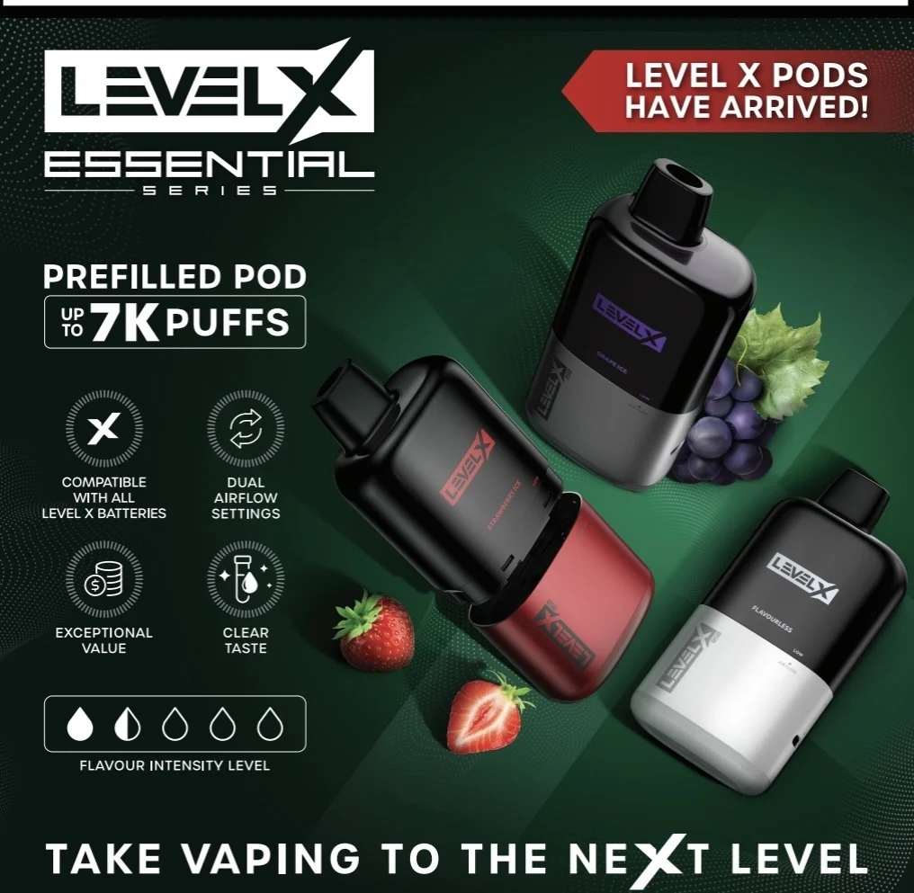 Essential Level X Pod Review: Discover the Ultimate 7000 Puff Vape with Unmatched Flavor and Performance!