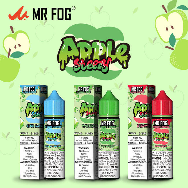 MR FOG MR FOG APPLE STEEZY FREE BASE  E-LIQUID