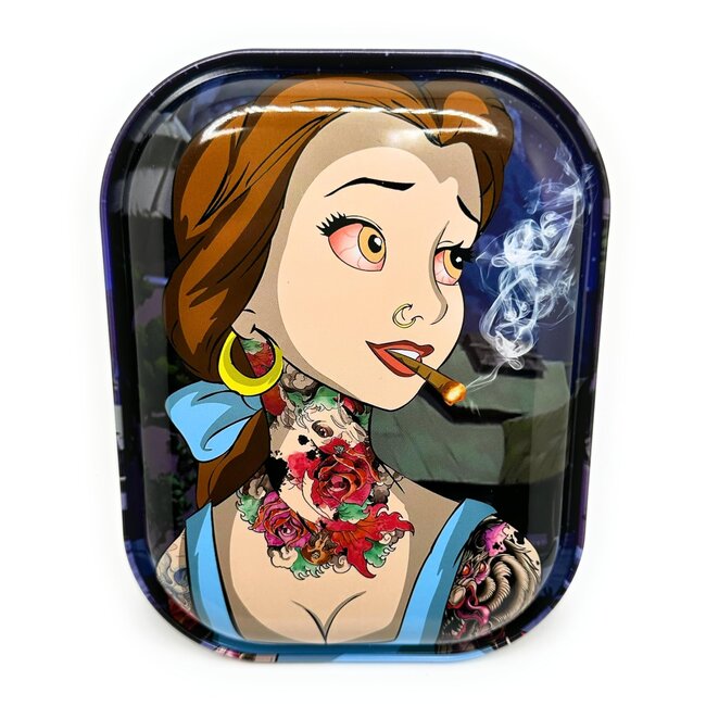 ALT BELLE  STEEL LARGE ROLLING TRAY ALT BELLE  STEEL LARGE ROLLING TRAY