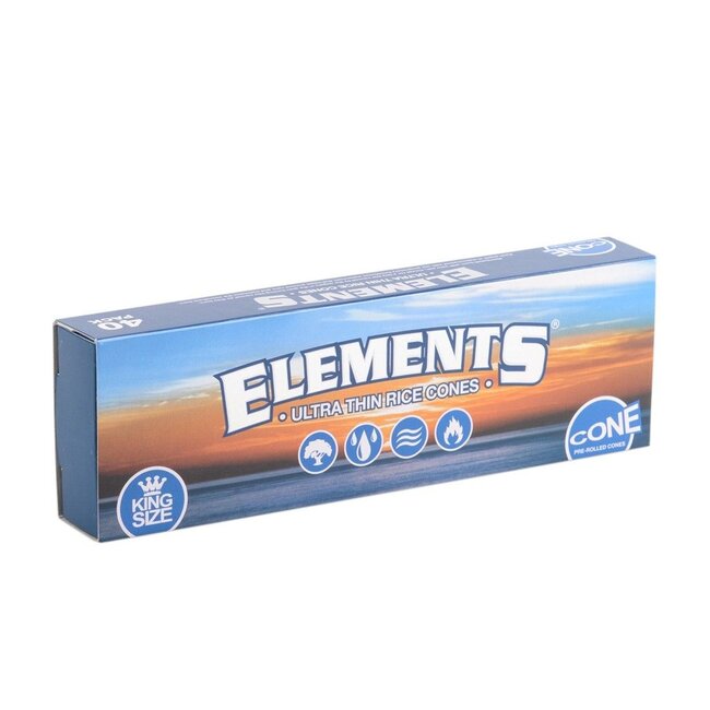ELEMENTS ELEMENTS PRE-ROLLED 40 CONES KING SIZE
