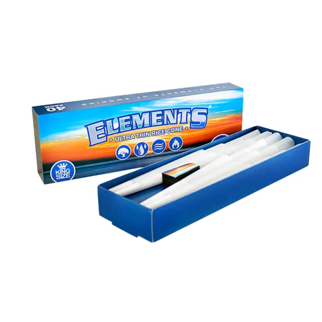 ELEMENTS ELEMENTS PRE-ROLLED 40 CONES KING SIZE