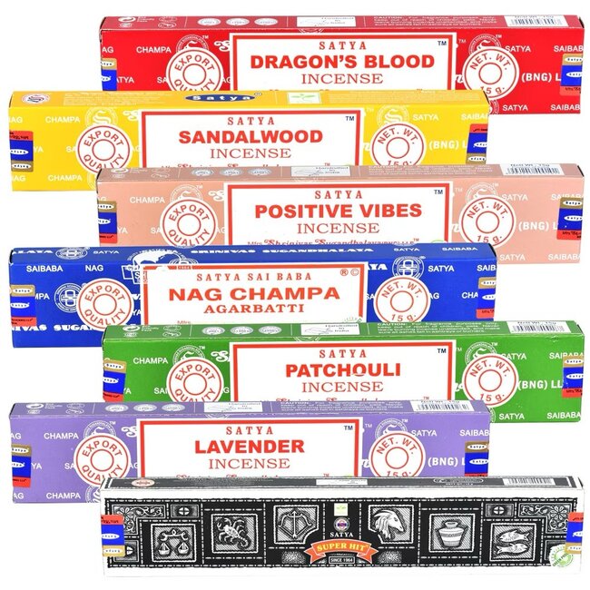 SATYA SATYA INCENSE STICKS 15G(7PC SET)-IN857