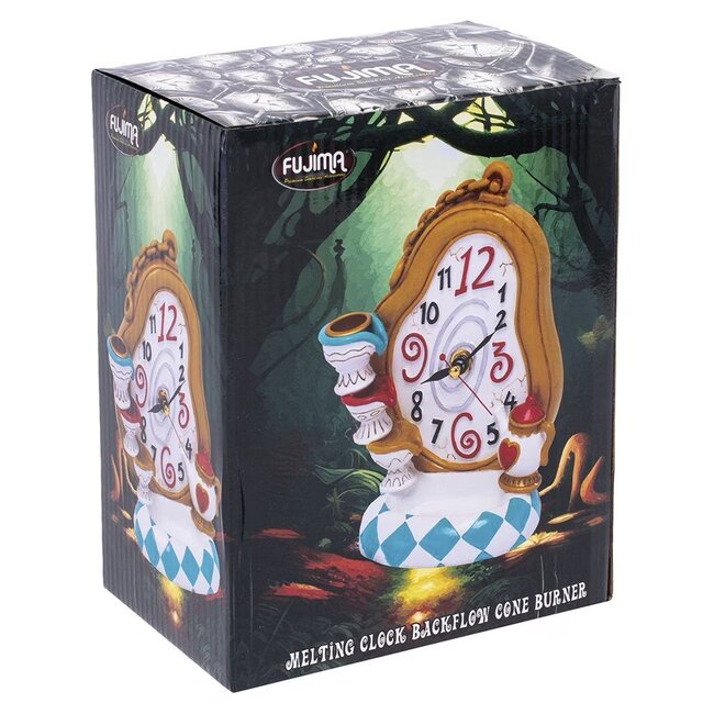 FUJIMA FUJIMA 7'' MELTING CLOCK BACKFLOW CONE INCENSE BURNER- IB526