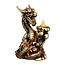 6'' COPPER DRAGON BACKFLOW CONE INCENSE BURNER- IB532