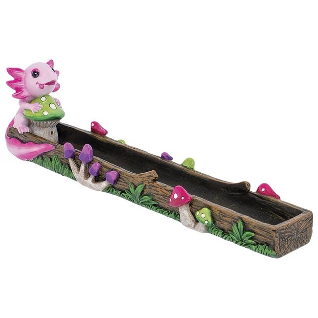 FUJIMA FUJIMA 10.5'' PINK AXLOTI MUSHROOM INCENSE BURNER-IB518