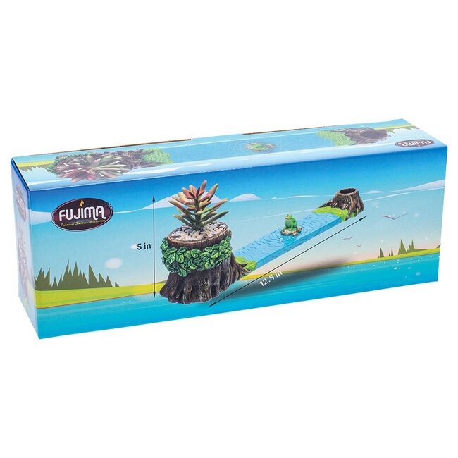 FUJIMA FUJIMA TREE MAN INCENSE BURNER WITH FAUX PLANT 12.5''- IB497