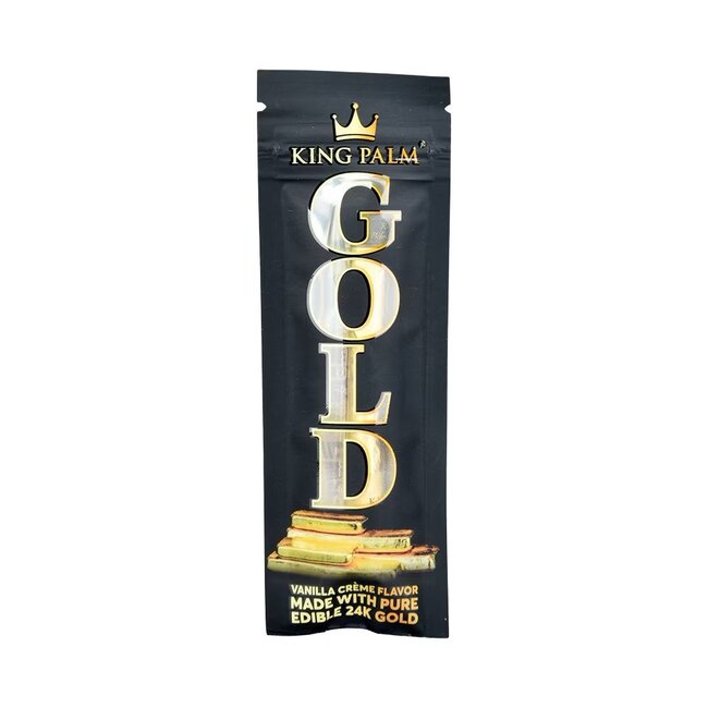 KING PALM KING PALM 24K GOLD CONE VANILLA CREME MINI- RP774