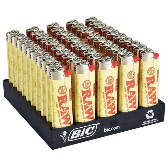 RAW RAW X BIC ORGANIC CLIPPER LIGHTER-HZ1017ORG