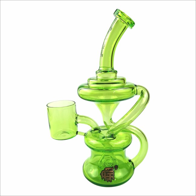 CRYSTAL GLASS 8.5'' TORNADO PROXY RECYCLER C6172-P