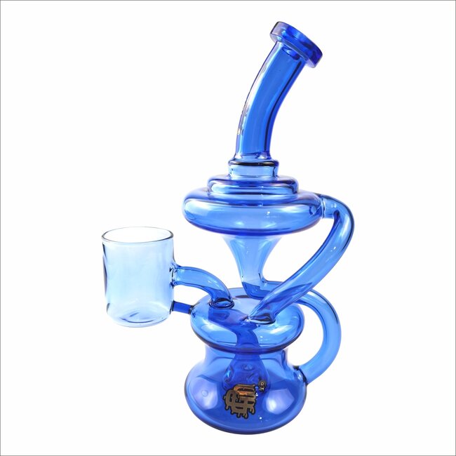 CRYSTAL GLASS 8.5'' TORNADO PROXY RECYCLER C6172-P