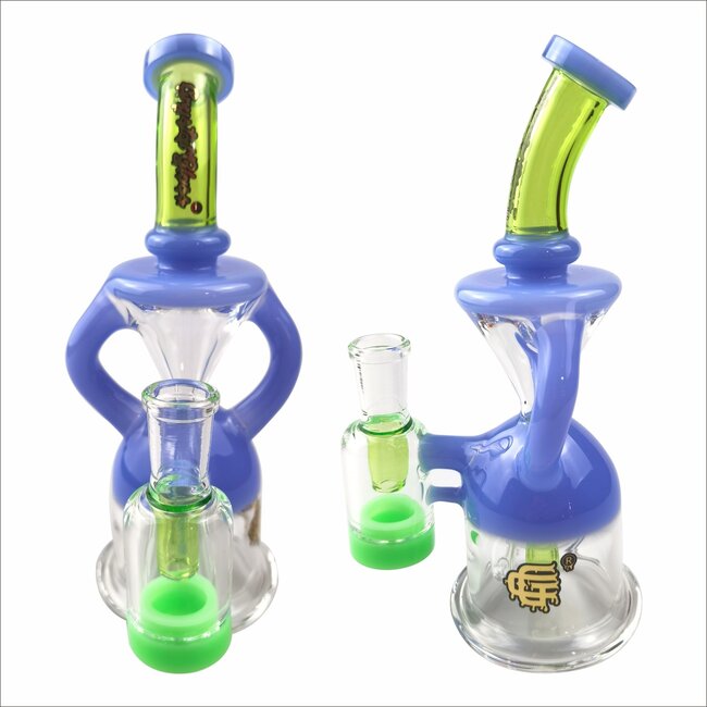 CRYSTAL GLASS 8'' DOUBLE ARM RECLAIM RECYCLER -C6333