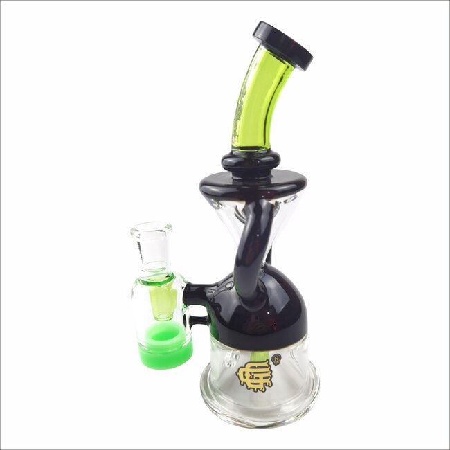 CRYSTAL GLASS 8'' DOUBLE ARM RECLAIM RECYCLER -C6333
