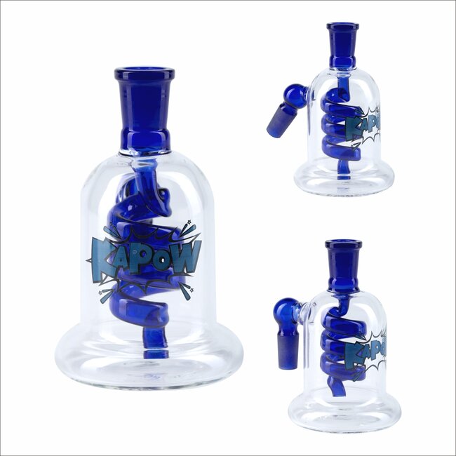 KAPOW KAPOW ASH CATCHER 14MM SPIRAL PERCOLATOR  CE18
