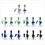 KAPOW KAPOW ASH CATCHER 14MM SPIRAL PERCOLATOR  CE18