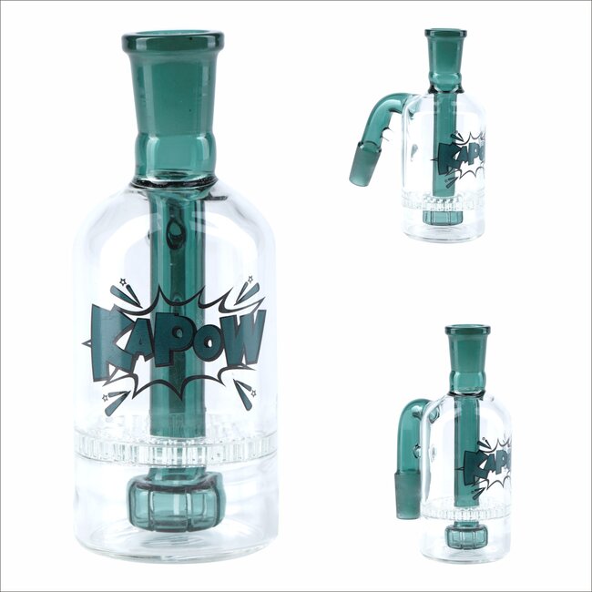 KAPOW KAPOW ASH CATCHER 14MM HONEYCOMB PERCOLATOR CE15
