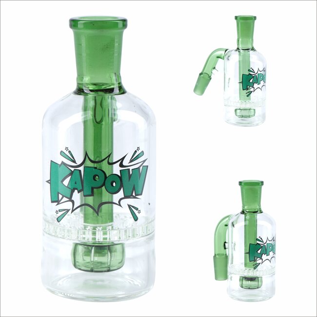 KAPOW KAPOW ASH CATCHER 14MM HONEYCOMB PERCOLATOR CE15