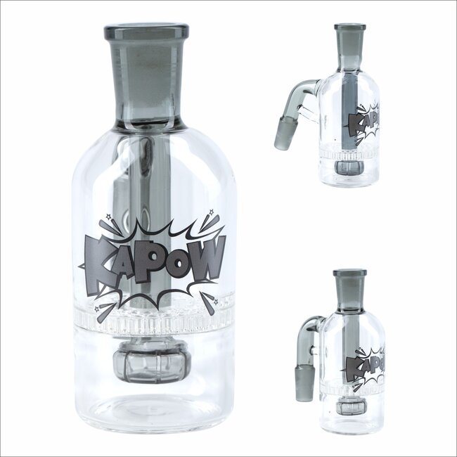 KAPOW KAPOW ASH CATCHER 14MM HONEYCOMB PERCOLATOR CE15