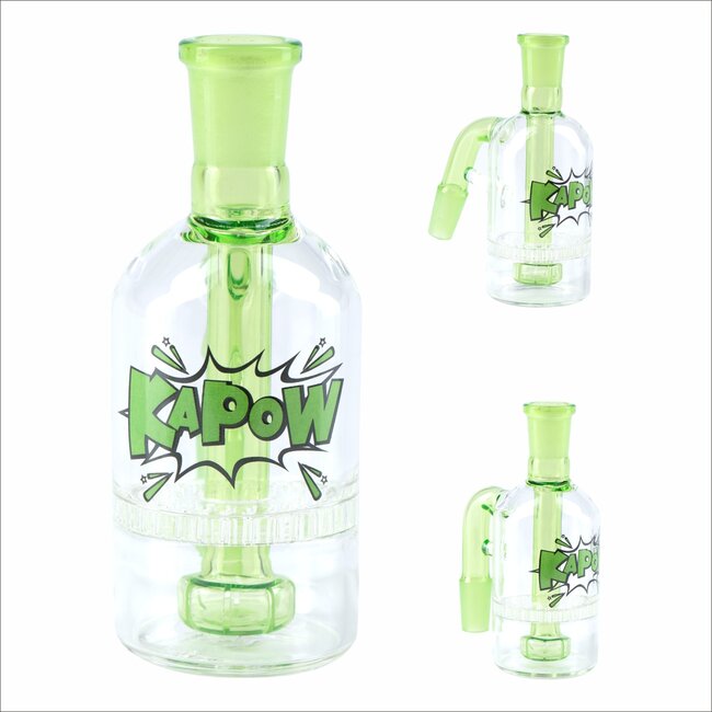 KAPOW KAPOW ASH CATCHER 14MM HONEYCOMB PERCOLATOR CE15