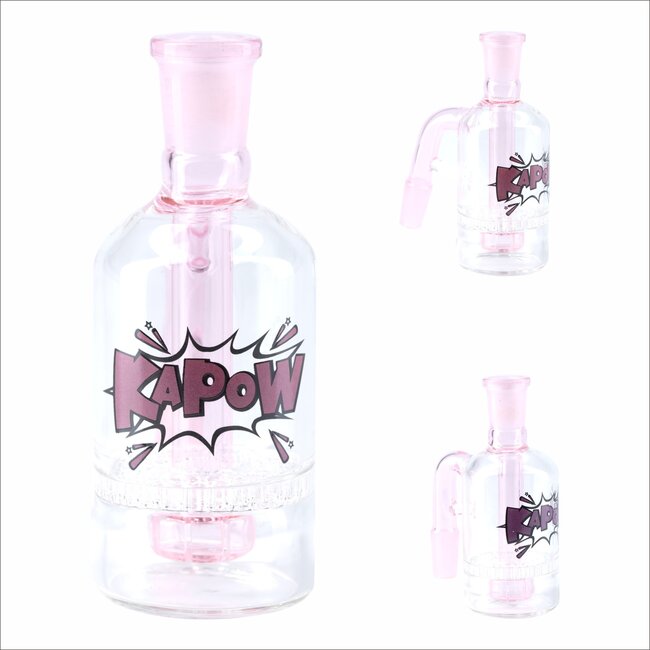 KAPOW KAPOW ASH CATCHER 14MM HONEYCOMB PERCOLATOR CE15