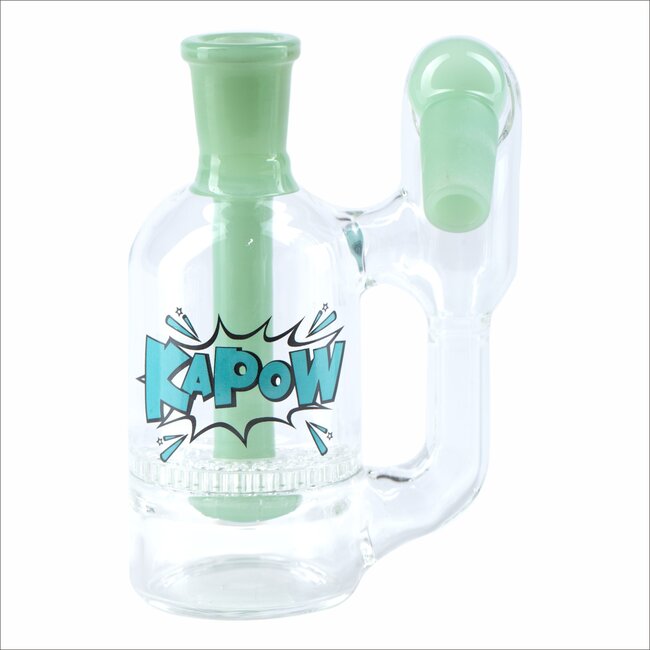KAPOW KAPOW ASH CATCHER 14MM HONEYCOMB PERCOLATOR 45 DEGREE CE04