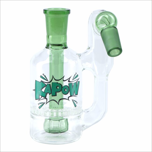 KAPOW KAPOW ASH CATCHER 14MM HONEYCOMB PERCOLATOR 45 DEGREE CE04