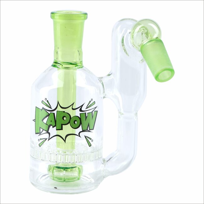KAPOW KAPOW ASH CATCHER 14MM HONEYCOMB PERCOLATOR 45 DEGREE CE04