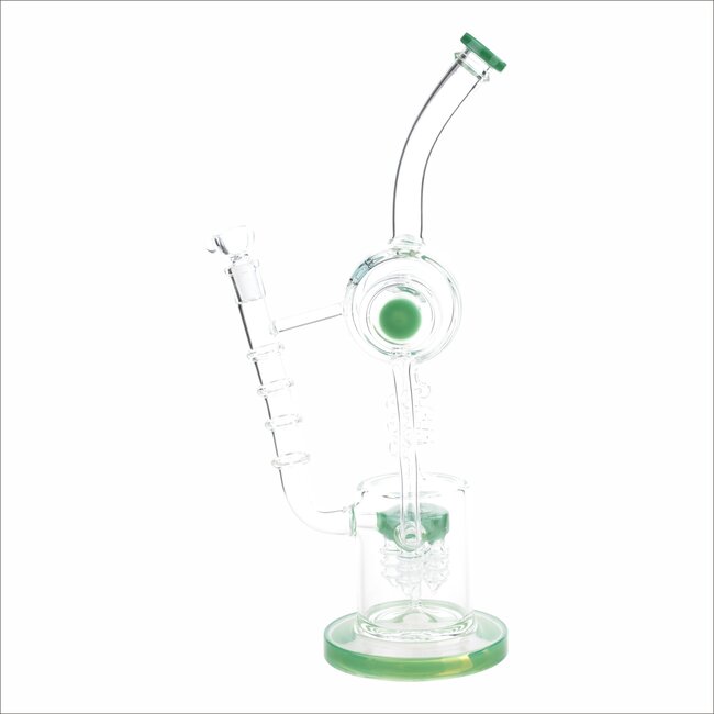 KAPOW KAPOW 15'' DROP PERC RECYCLER BONG-C1567