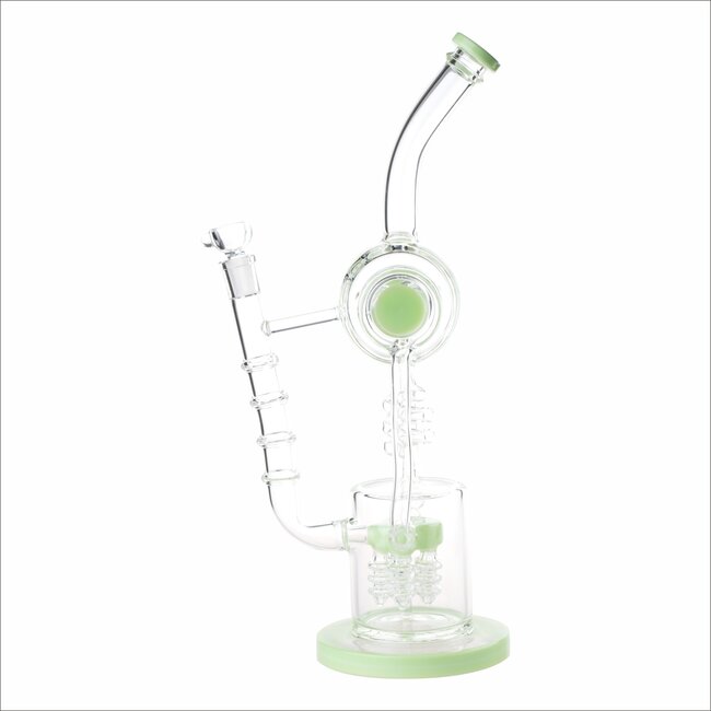 KAPOW KAPOW 15'' DROP PERC RECYCLER BONG-C1567