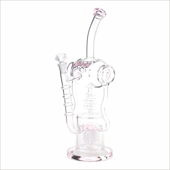 KAPOW KAPOW 15'' DROP PERC RECYCLER BONG-C1567