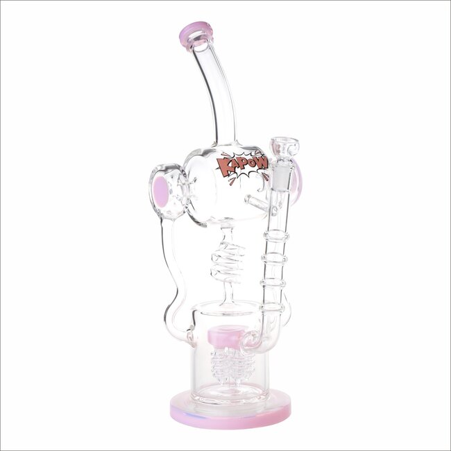 KAPOW KAPOW 15'' DROP PERC RECYCLER BONG-C1567