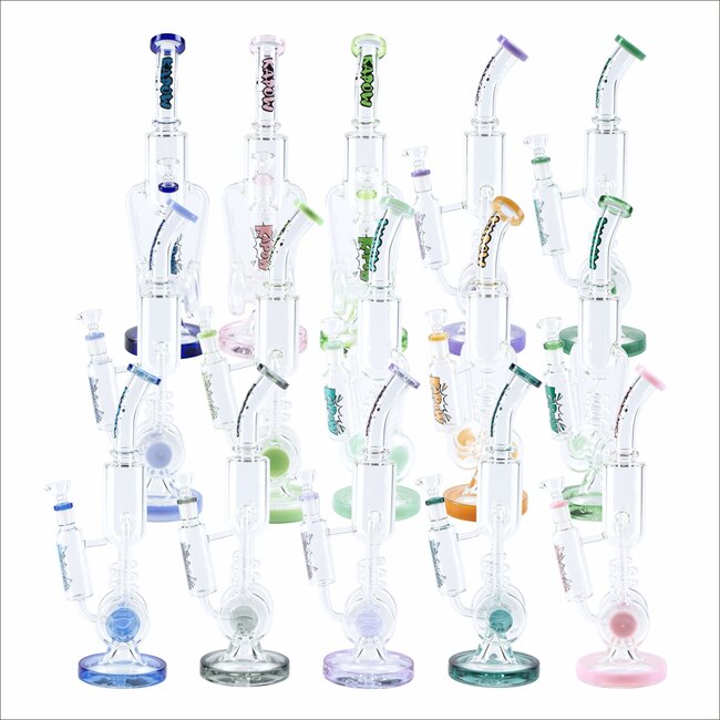 KAPOW KAPOW 13'' SMOKING BUBBLER BONG C1613