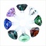 EXOTIX EXOTIC DIAMOND CUTTING SHAPE GLASS BOWL 14MM MALE-CC397
