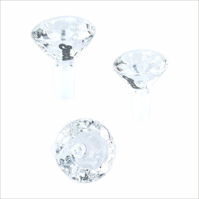 EXOTIX EXOTIC DIAMOND CUTTING SHAPE GLASS BOWL 14MM MALE-CC397