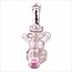 CRYSTAL GLASS 6.7"  RECYCLER DAB RIG C6273