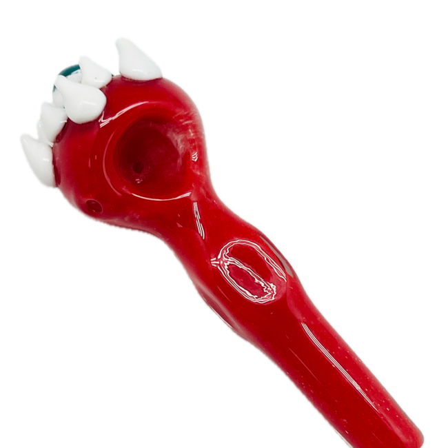 6'' MONSTER RED EYE GLASS PIPE