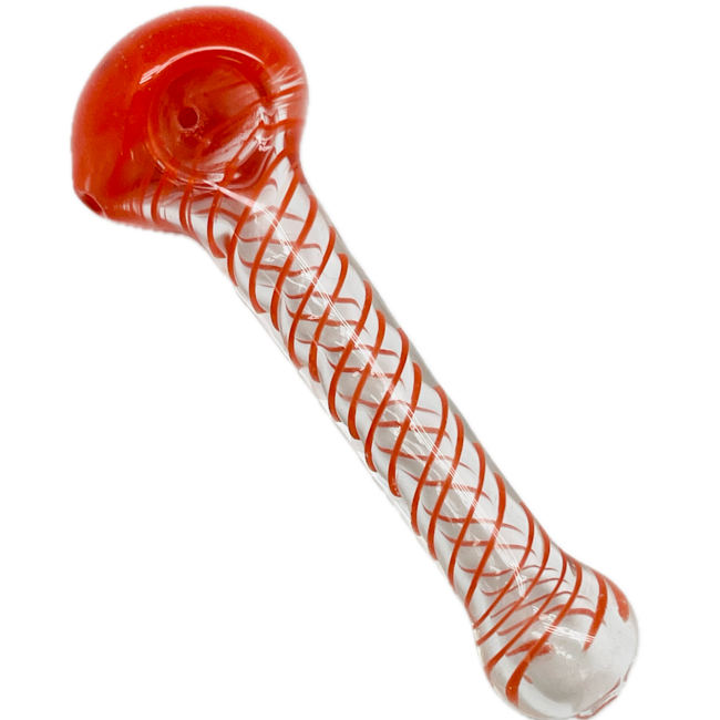 5.5'' SIMPLE TWIST UP GLASS SPOON PIPE