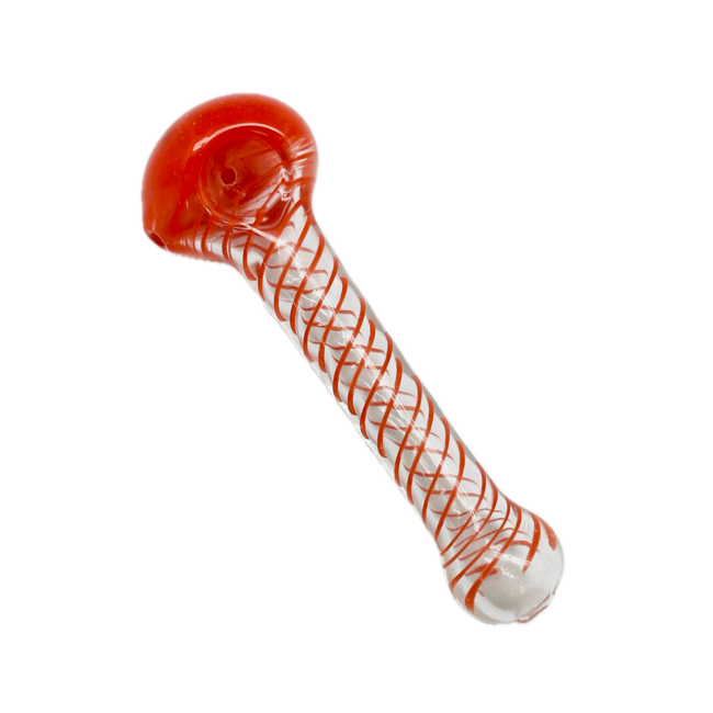 5.5'' SIMPLE TWIST UP GLASS SPOON PIPE