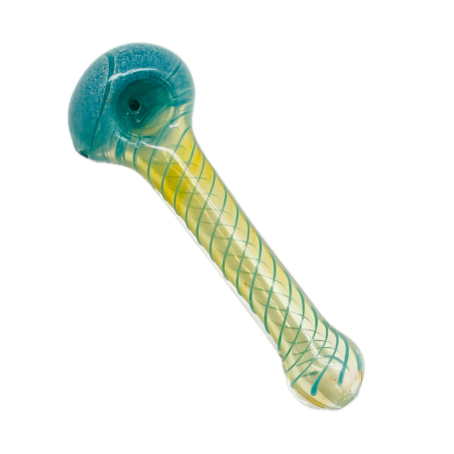 5.5'' SIMPLE TWIST UP GLASS SPOON PIPE
