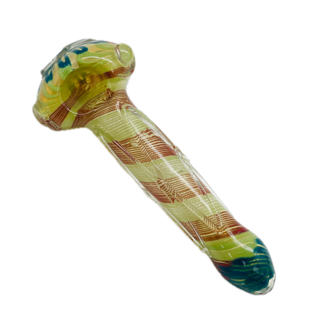 5.5'' SEE THROUGH SPIRAL GLASS PIPE