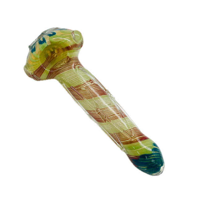 5.5'' SEE THROUGH SPIRAL GLASS PIPE