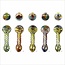 4.5'' SPIRAL WIG WAG FUMED HAND PIPE 88G-CS115